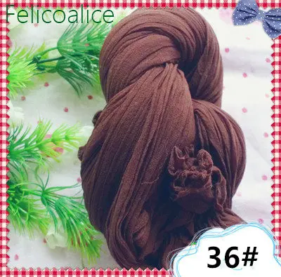 36 Chocolate 5pcs 5 шт., растягивающийся нейлоновый чулок, цветок, сделай сам, материал для изготовления цветов, ручной работы, для рукоделия, для свадебной вечеринки, ручной работы, для рукоделия, венок, принадлежности - Цвет: 36 Chocolate 5pcs