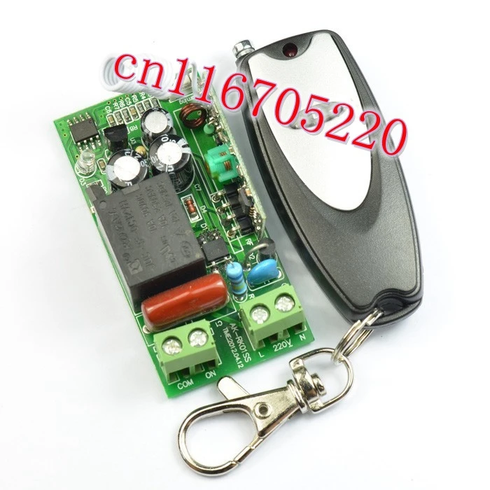 Лучшая цена AC 220V 1CH RF 433mhz /315mhz Wireless переключатель системы дистанционного