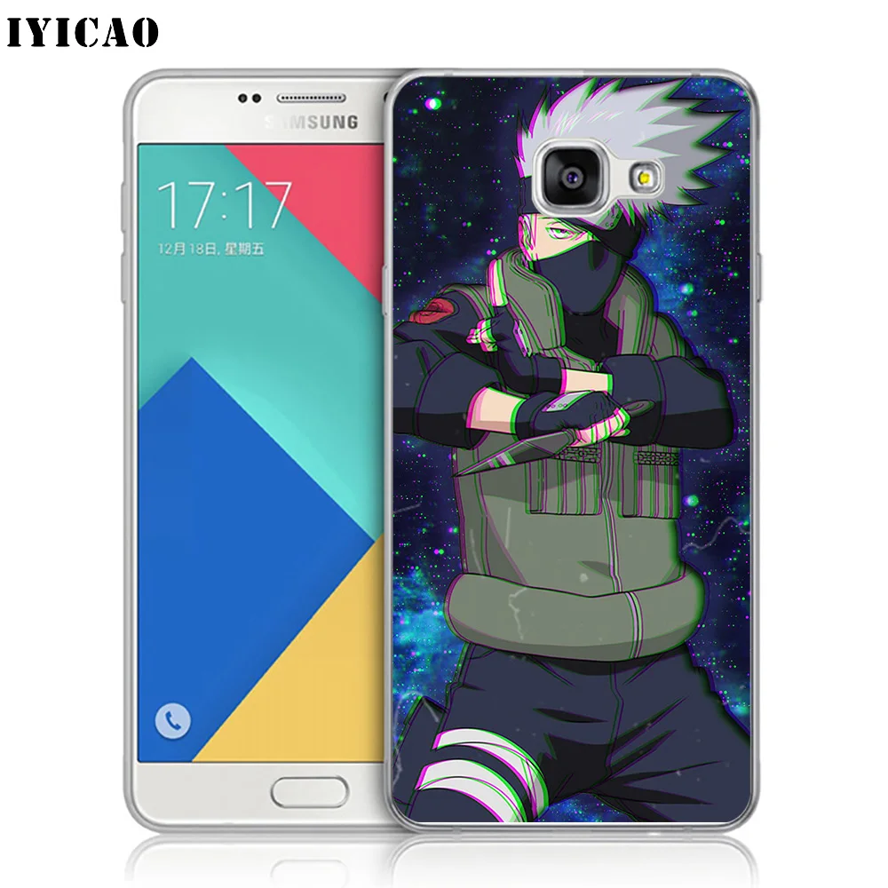 IYICAO Naruto Kakashi Guy Мягкий силиконовый чехол для телефона Samsung A10 A30 A40 A50 A70 M10 M20 M30 TPU |