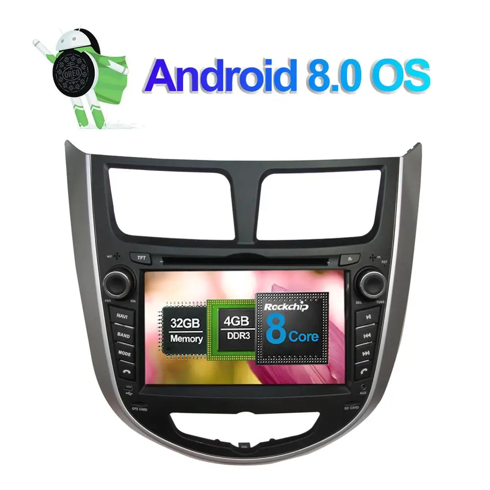Android 9 0 Восьмиядерный 4 Гб ОЗУ автомобильный DVD-плеер GPS головное устройство для