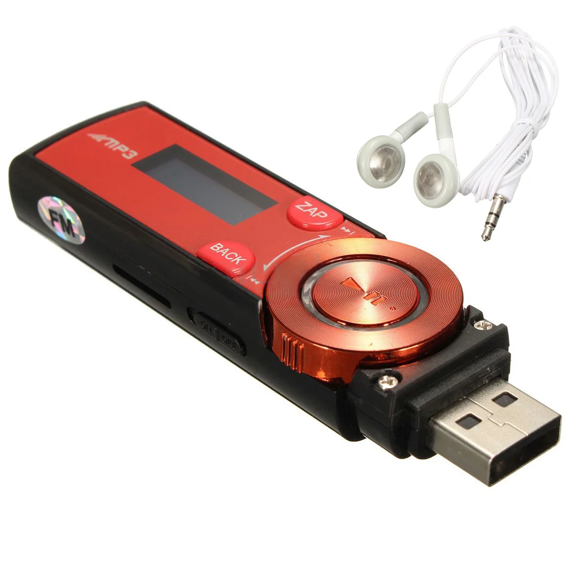 Лучшие предложения USB LCD MP3 FcRadio плеер поддержка 16 Гб Micro SD/TF карта с наушниками цвет