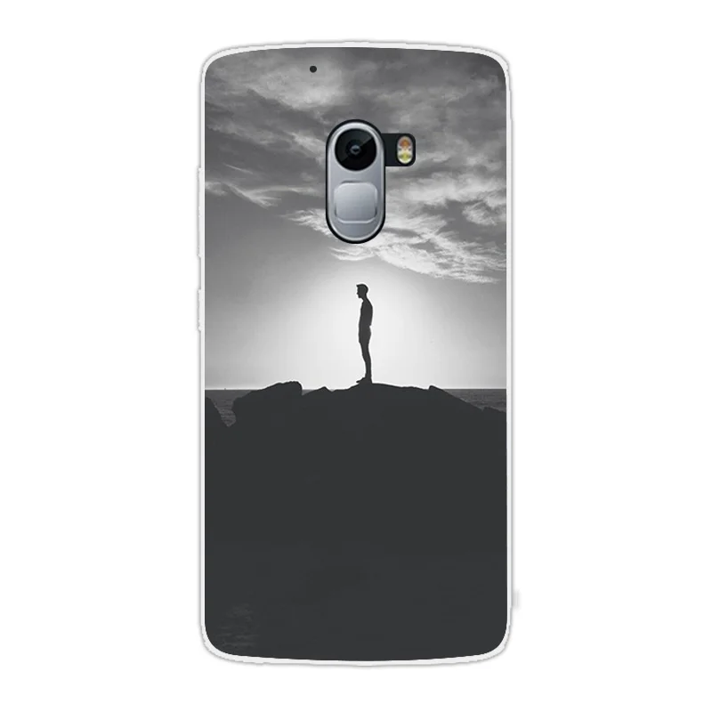 Чехлы для телефонов Lenovo Vibe K4 Note A7010 Funda силиконовый мягкий ТПУ Забавный Кот задняя