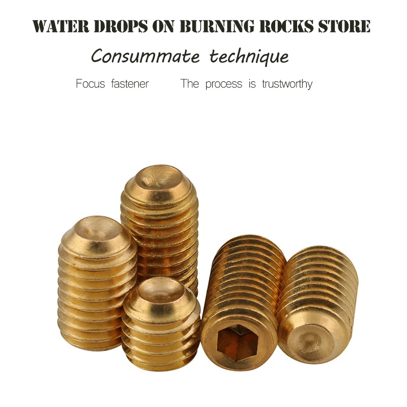 Лидер продаж латунный набор вогнутая Шестигранная розетка 50 шт. M5 * 12 мм