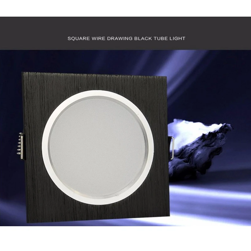 

FREE SHIPPING High power Square Led ceiling lamp 5W 7W 9W 12W 15W 18W 20W 25W led Recessed Downlight with Led drive