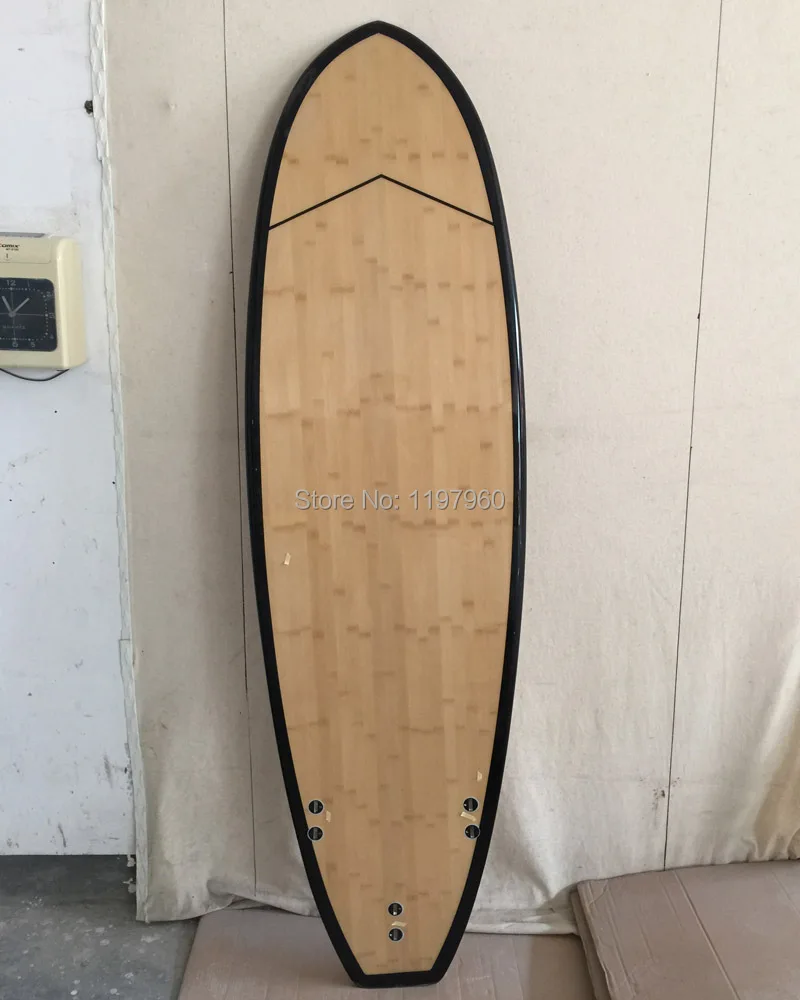 6 футов доска для серфинга с бамбуковым стилем | Спорт и развлечения