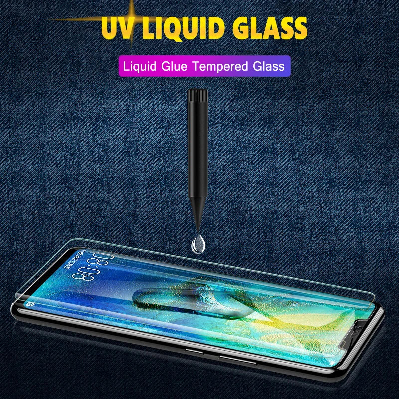 

Полное УФ-стекло 20D для Huawei Honor 20 Pro 20i, защита для экрана, УФ-клеевая пленка для Huawei Nova 5i 5 P30 Mate 20 Pro, пленка для экрана