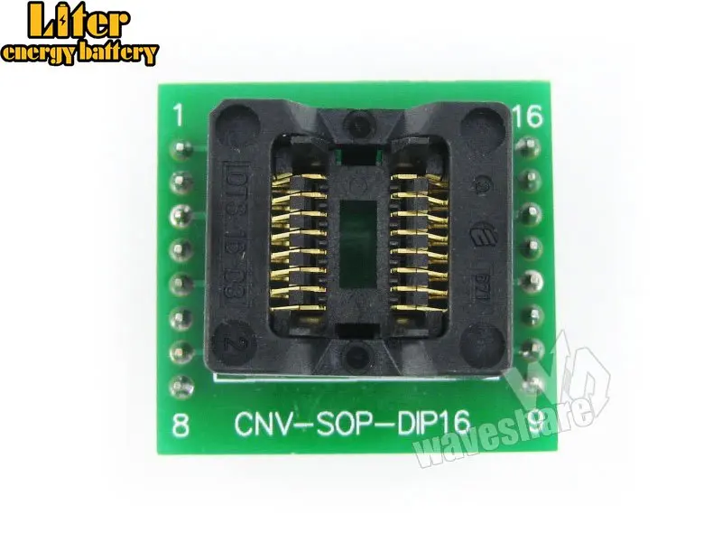 SOP16 к DIP16 (A) IC тестовая розетка программирующий адаптер для SO16 SOIC16 | Компьютеры и