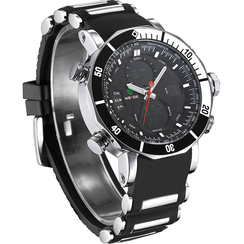 Новинка 2017 роскошные мужские армейские спортивные часы марки WEIDE в стиле