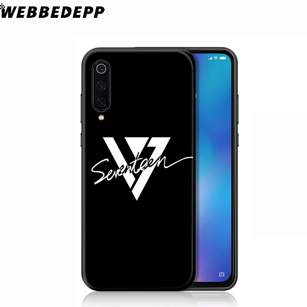 Мягкий чехол WEBBEDEPP Seventeen Bands для Xiaomi Mi 9T 9 8 SE 6 A1 A2 A3 Lite MiA1 MiA2 MiA3 F1 MAX 3 Mi8 CC9E CC9 |