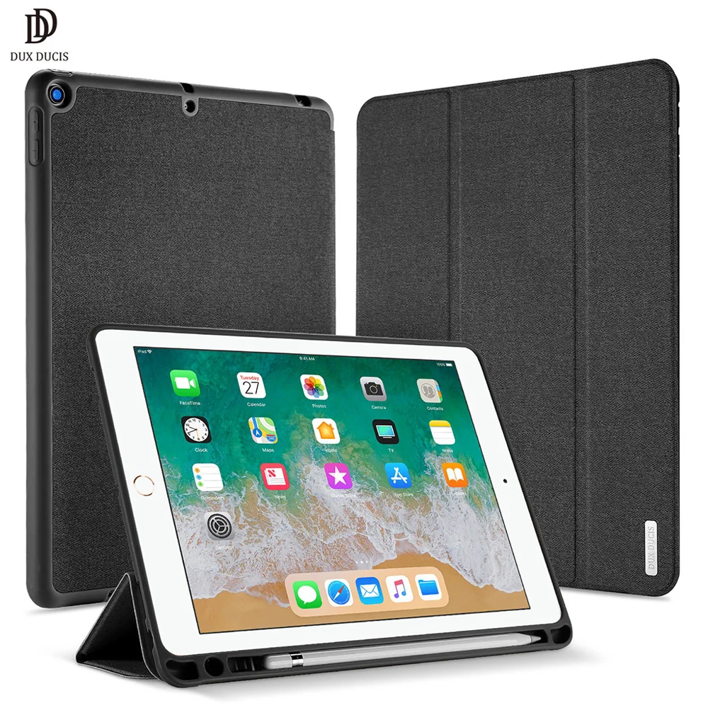 Чехол для нового iPad 9 7 дюйма 2017 2018 ПУ смарт чехол магнитный Будильник Режим сна