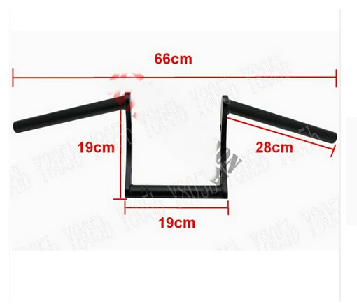 Мотоцикл 7/8 дюйма 22 мм Драг руль Z бар для Honda Shadow Spirit Saber Aero ACE Steed VLX 400 600 1100 DLX VTX1300 1800