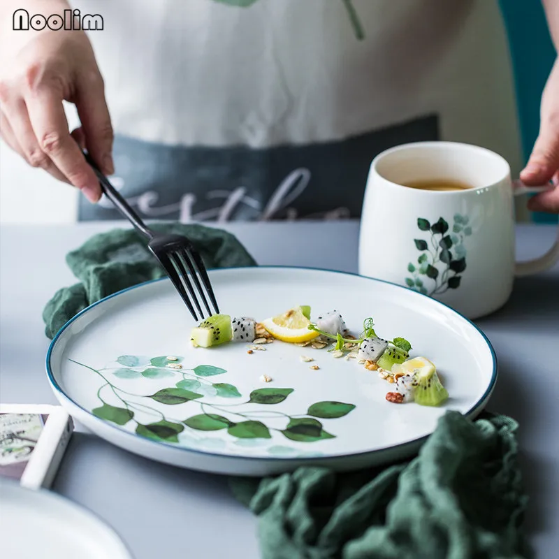 NOOLIM западное блюдо в скандинавском стиле плоская тарелка для завтрака стейк