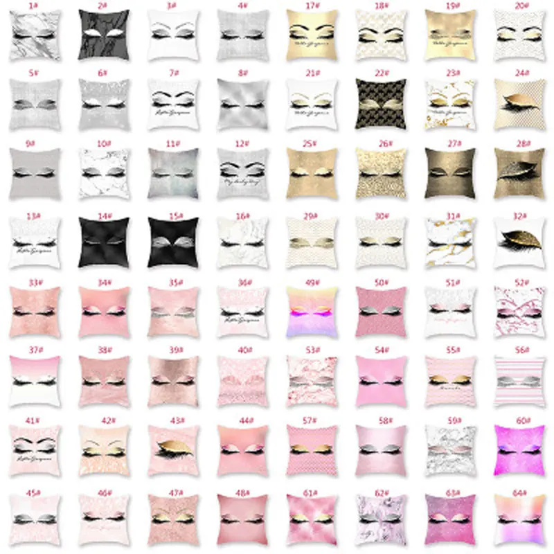 Ins Европа и США ресницы персик наволочка диван автомобиль подушка для офисного