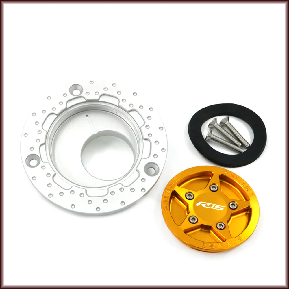 CNC крышка топливного бака для мотоцикла YAMAHA R15 R 15 V3 2017 2018 черный красный синий