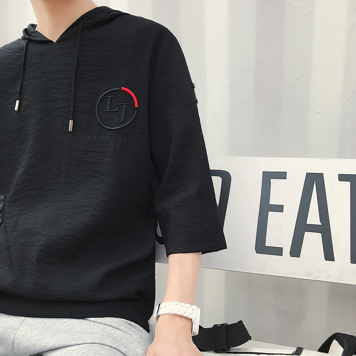 2018 Весна и лето отдела молодых людей Популярные Особенности печатные семь точек