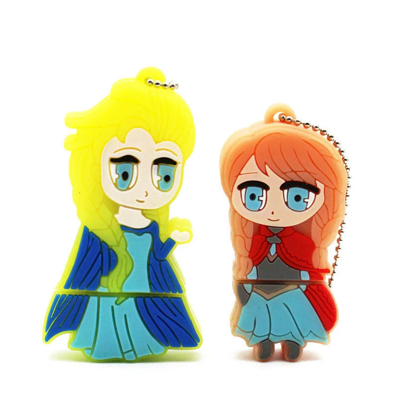 JASTER мультфильм снеговик USB флэш-накопитель Анна, Эльза, Олаф ручка драйвер принцесса куклы память OEM Stick 8/16/32/64GB флешки горячая распродажа