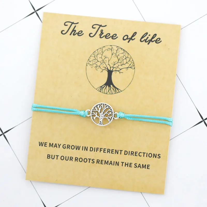 Женский и мужской браслет Lucky Tree of Life красный желаний подарок на лето|Браслеты с