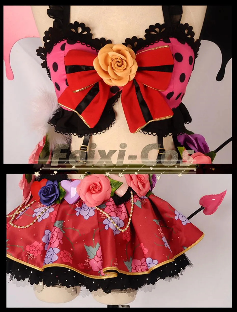 Обувь в стиле аниме Живая любовь! Ayase Eli Little Devil Пробуждение Косплей Cotume Cos платья