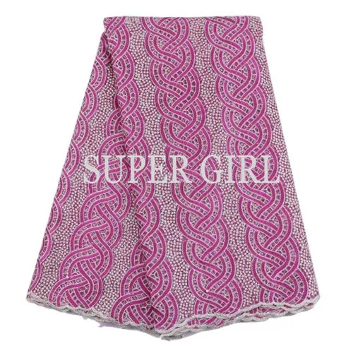 High Quality Nigerian Lace Fabrics 2017 With Stones African French Net Fabric Embroidered Tulle Mesh 1701P2110D15 | Дом и сад