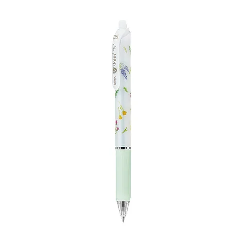 1 шт. Pentel Limited Растительный Узор Цветок Лаванда пресс-ручка шариковая ручка ботанический код ручки для письма/коррекции жидкости - Цвет: green