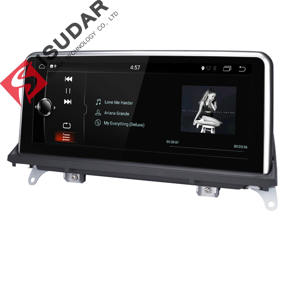 Isudar автомобильный мультимедийный плеер 2 din android 7.1.1 DVD 10 25 дюйма для BMW/X5/F15/E70/X6/E71 32
