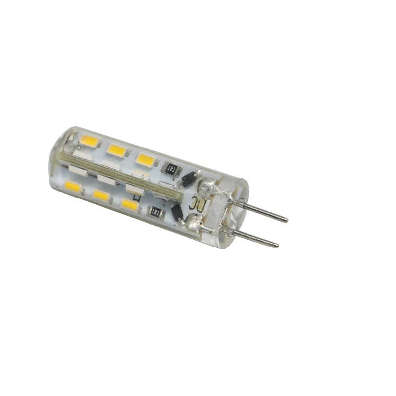 SZYOUMY 50 шт./лот G4 2 Вт 24SMD 3014 Светодиодный светильник 12 В постоянного тока теплый