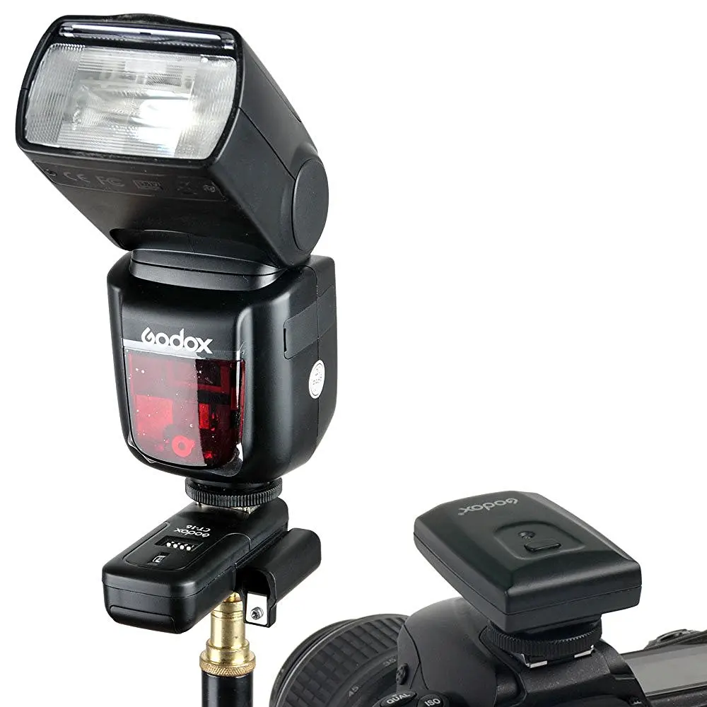 Godox CT 16 каналов беспроводной триггер включает 1 x передатчик и 3 приемник для Canon Nikon