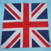 50 Pcs Hot Selling UK Union Jack flag bandana Head Wrap Scarf Neck Warmer Double Sided Print Free Shipping
