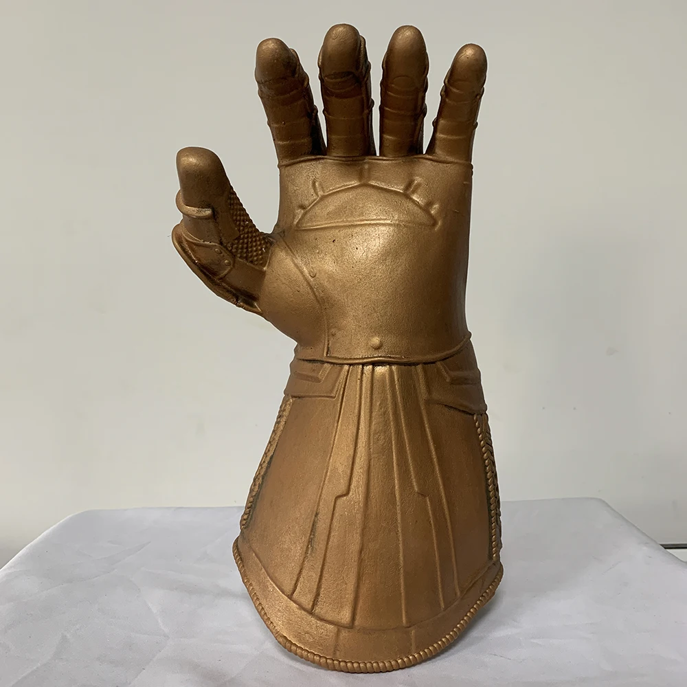 Дети Мальчики Девочки взрослый светодиодный Gauntlet танос косплей перчатки латексные перчатки Таноса Хэллоуин костюм реквизит