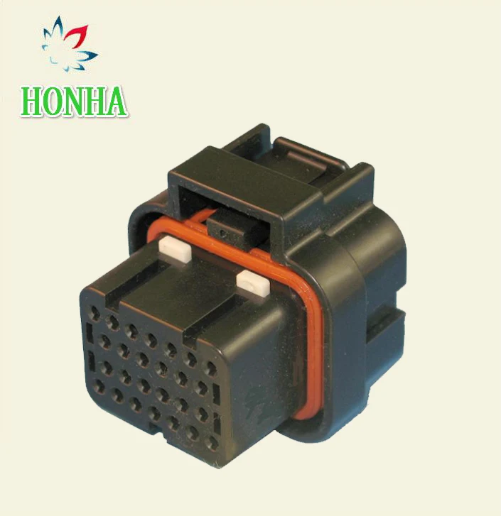 

Free shipping 5 pcs 26 pin/way TE Connectivity AMP Quad Row Upper Lock Sealed Auto ECU Connectors 3-1437290-8