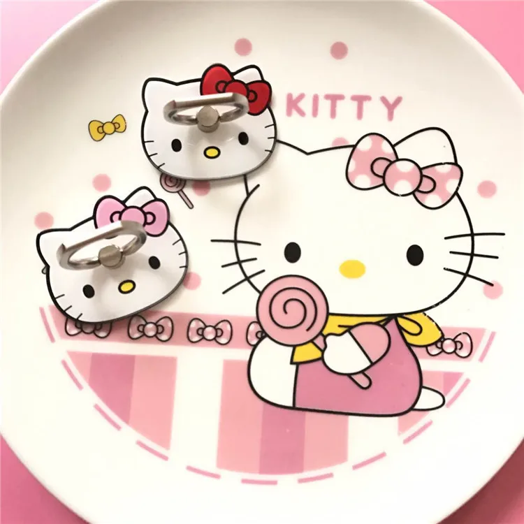 10 шт./лот милый котенок подставка наклейка для мобильного телефона кольцо