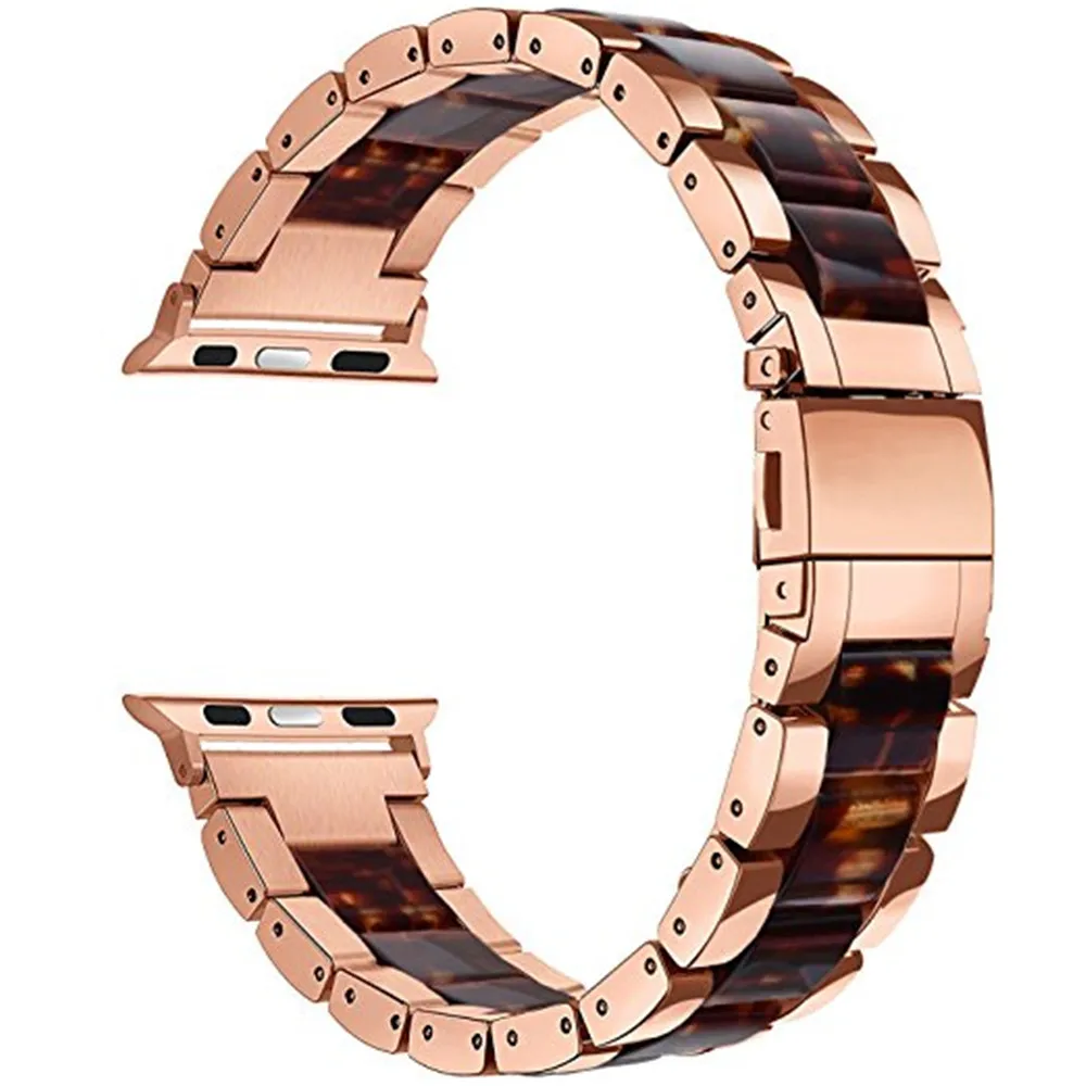 V-MORO 2018 New WATCH BAND For APPLE 42MM 38mm Bands Resin Stainless Steel Strap Apple Watch Series 3 2 1 Sport Hermes | Наручные часы