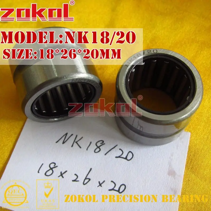 Подшипник ZOKOL NK17/16 NK17/20 NK18/16 NK18/20 игольчатые подшипники без внутреннего кольца