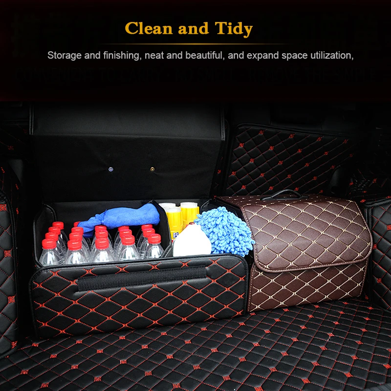 Сумка для багажника из искусственной кожи органайзер хранения инструментов в