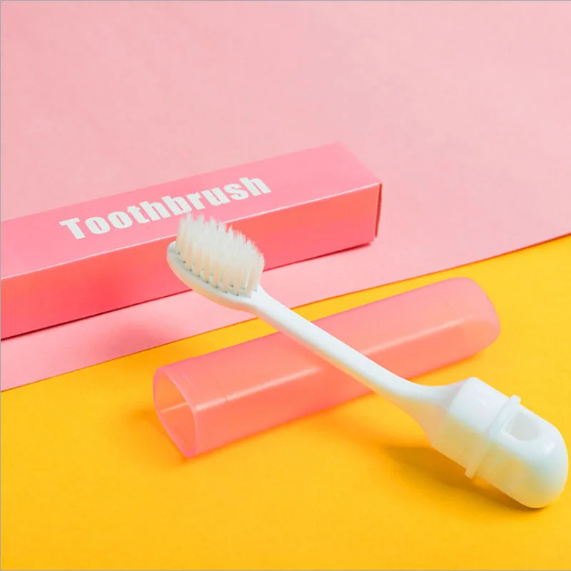 Профессиональная Складная зубная щетка компактная складная для кемпинга пеших