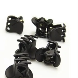 

12pcs/Bag Hair Claw Clips For Women Girls Accessories Black Brown Transparent Plastic Mini Claws Hairclip Clamp Gifts