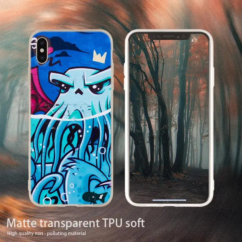 8 soft case Граффити обои Мягкий силиконовый чехол для телефона чехол для iPhone 11 Pro 7 8 Plus XR XS Max 4 5 5S SE 6 6s чехол Funda Etui чехол s - Цвет: 8 soft case