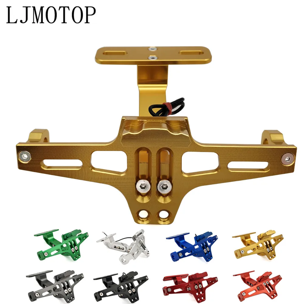 CNC мотоциклетные рамка номерного знака держатель кронштейн & светодиодный для Z900