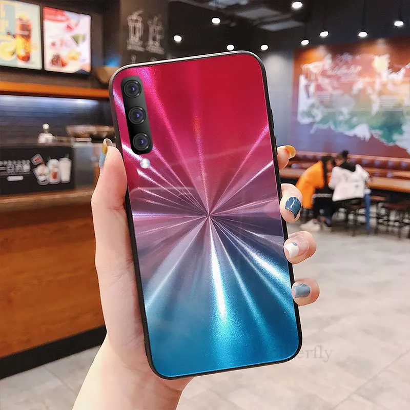 Роскошный градиентный чехол для samsung Galaxy A50, разноцветный чехол для Galaxy A50 A 50 A505 SM-A505F