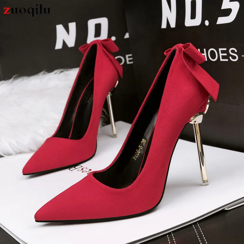 Женские классические туфли лодочки на тонком каблуке привлекательные офисные