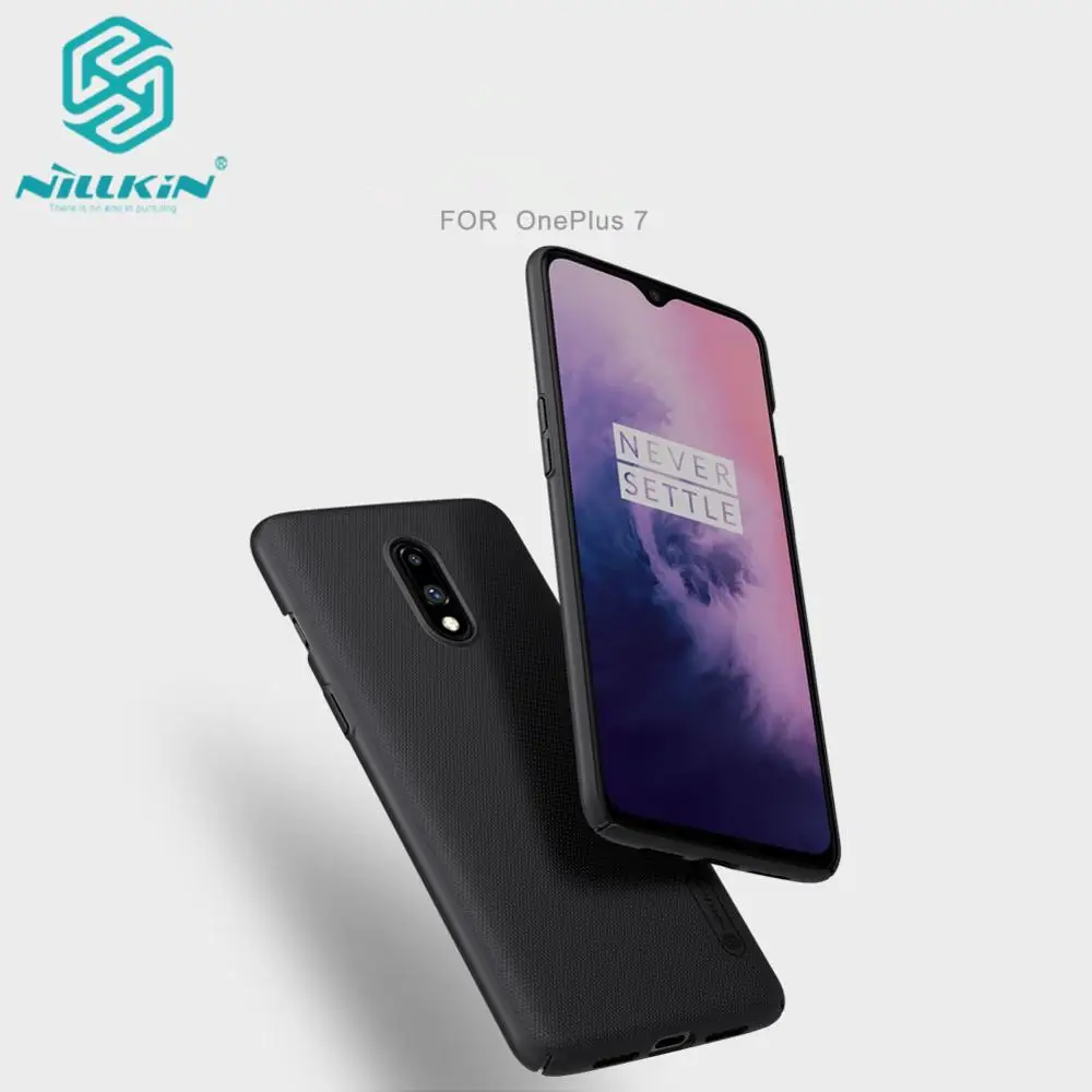 

Для oneplus 7 чехол Nillkin Frosted Shield PC пластиковая жесткая задняя крышка чехол для Oneplus 7 pro/7T Бесплатный подарок