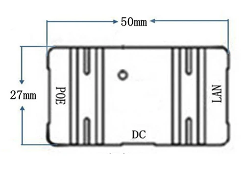 10/100 Мбит/с POE питание по Ethernet комбинированный RJ45 инжектор разветвитель настенный