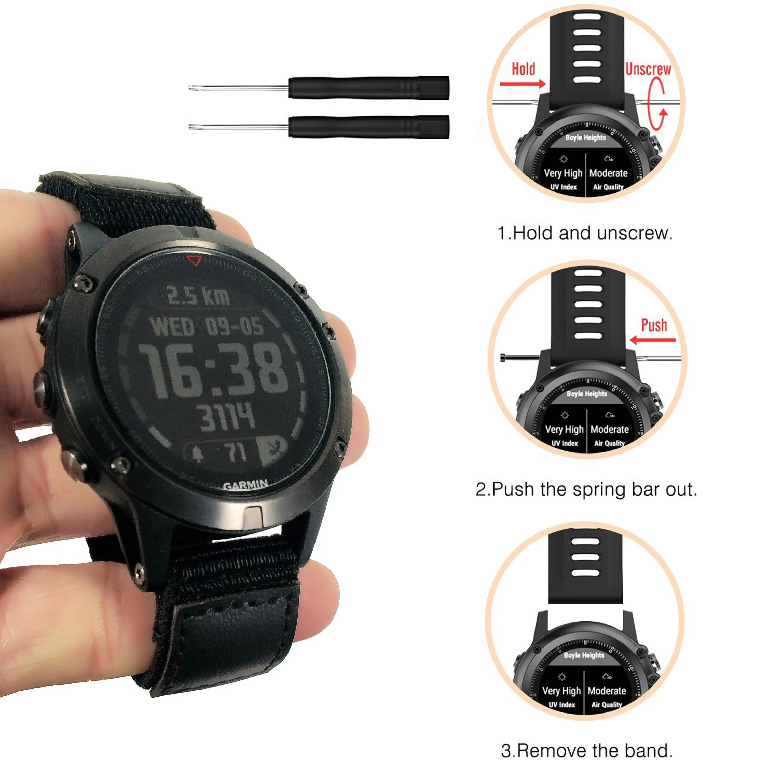 YOOSIDE 22 мм мягкий легкий дышащий нейлоновый спортивный ремешок для наручных часов