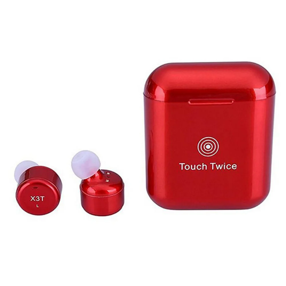Портативные наушники TWS X3T беспроводные wtih зарядное устройство коробка Bluetooth Bass X1t