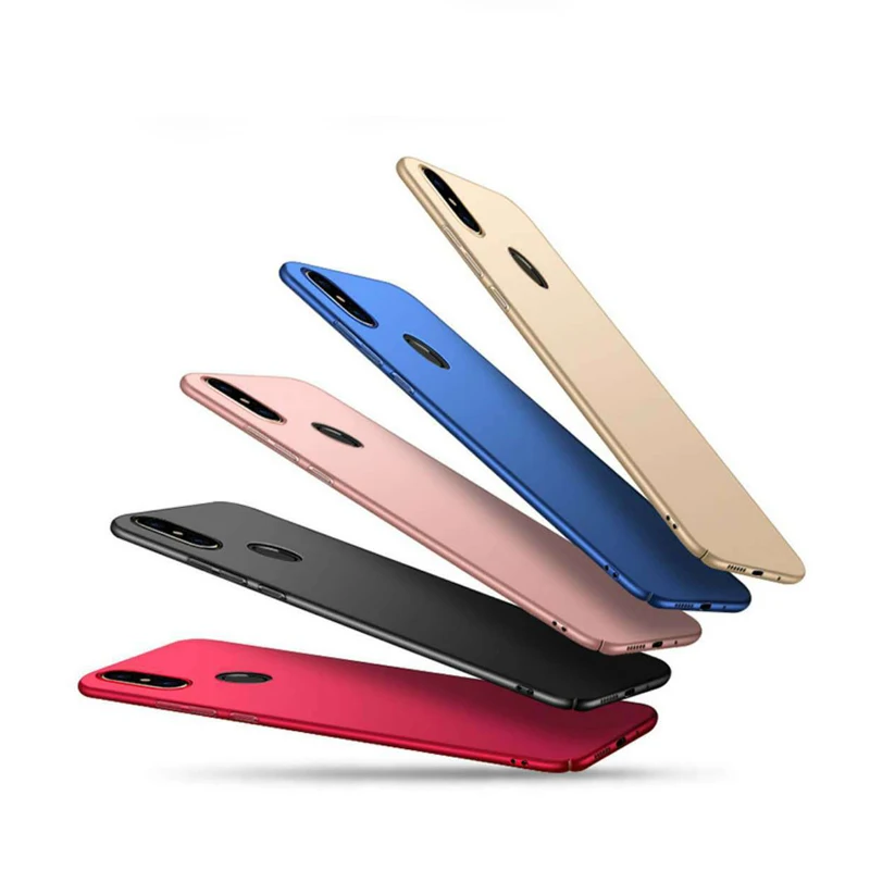 360 всего тела чехол для Xiaomi mi 8 SE 5 5C Max x 2 A1 Pocophone Жесткий PC матовая крышка красный 5A