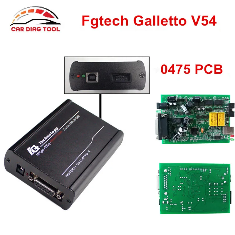 Эксклюзивные агентства Fgtech Galletto V54 ЭБУ чип-тюнинг 0475 разблокирована версия