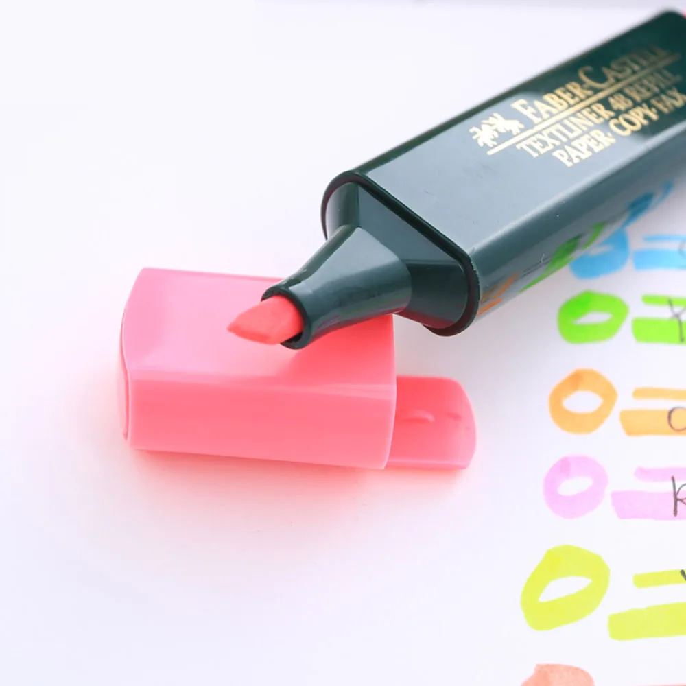Faber Castell флуоресцентные цвета пера Mark штрихи на поразительное