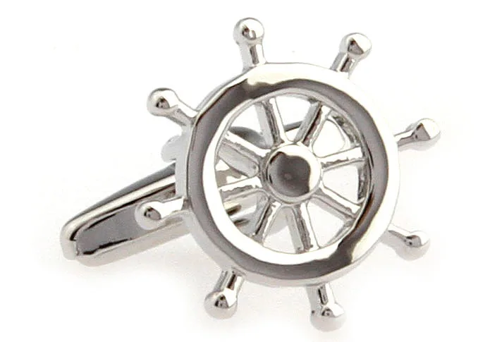2015 зажим для галстука ювелирные изделия лептоновое колесо и якорь дизайн тонкий