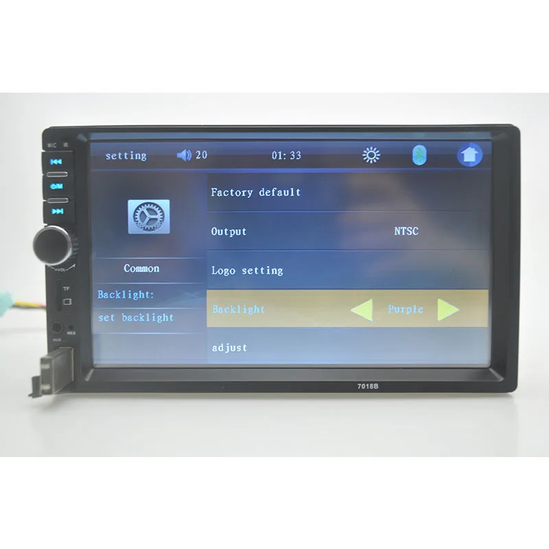 Зеркало Ссылка автомобиля Радио сенсорный экран 2DIN 7 ''HD Hands-free в тире Bluetooth TF/USB MP3 стерео для Авторадио Универсальный 2 din автомагнитола магнитола