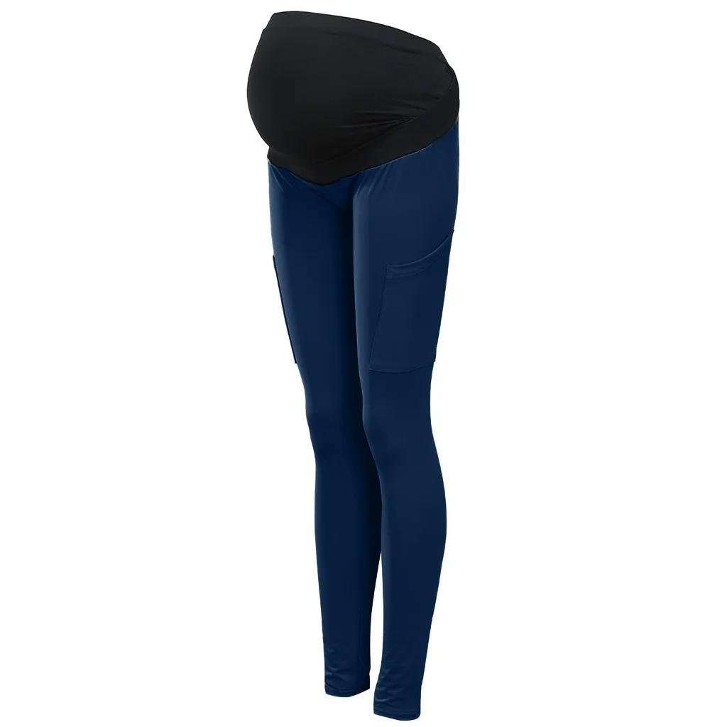 Women's Maternity Pants Leggings Seamless Yoga Stretch Pregnancy Trousers Pencil | Мать и ребенок